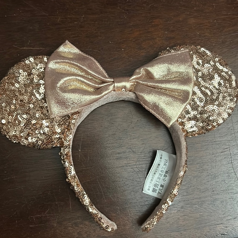 Disney Metallic Rose Gold Ears